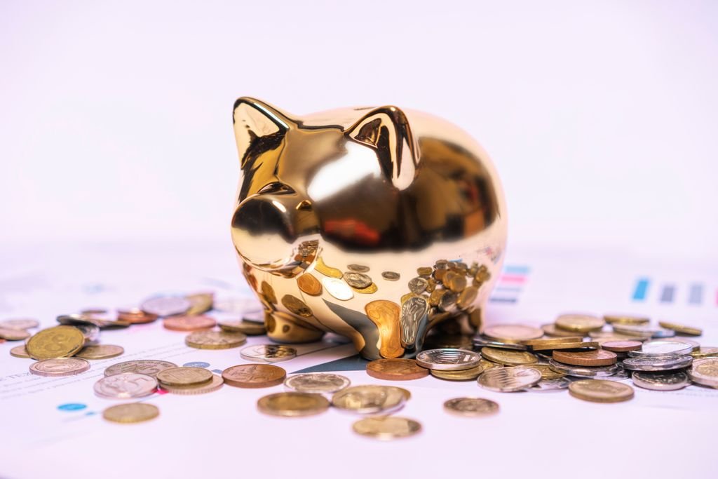Return of Premium Term Life Insurance: How It Works, Costs and Tradeoffs Golden piggy bank and coins on financial documents